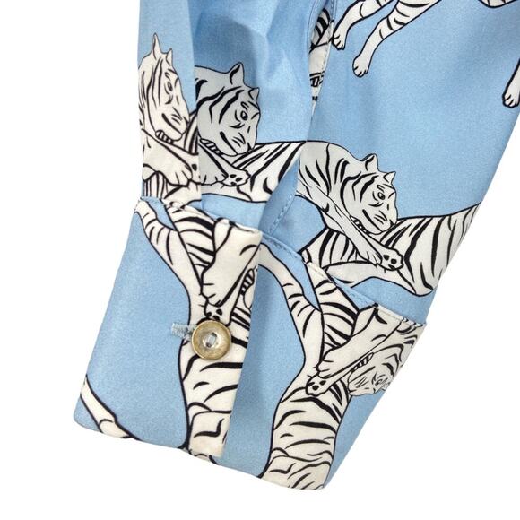 Herzen’s Angelegrnheit Tiger Silk Blouse 36‎ - Picture 9 of 10